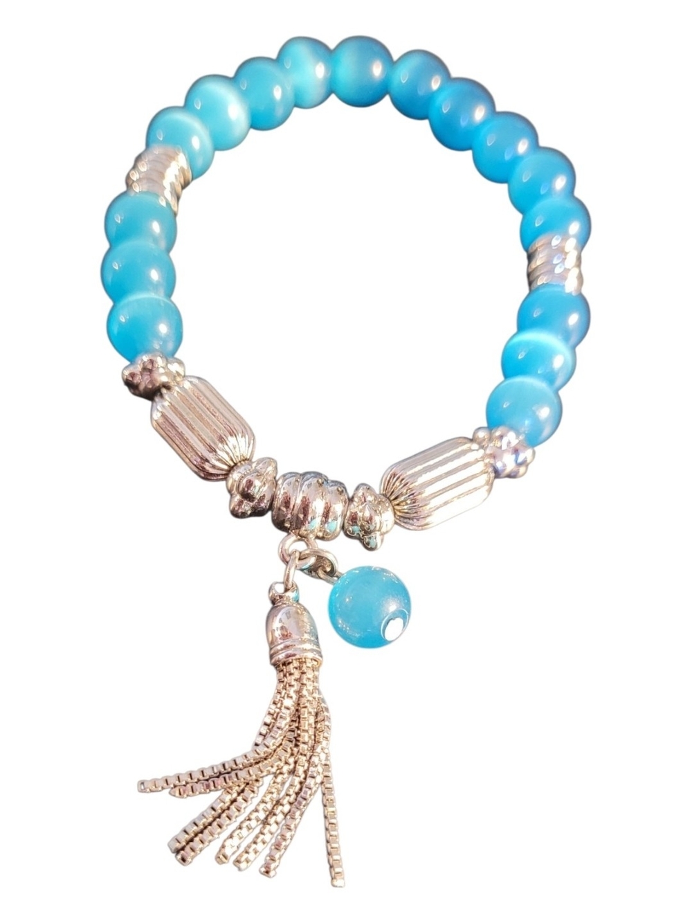 🥳4/$19!🥳 Turquoise Beaded Stretch Bracelet - Women Jewelry